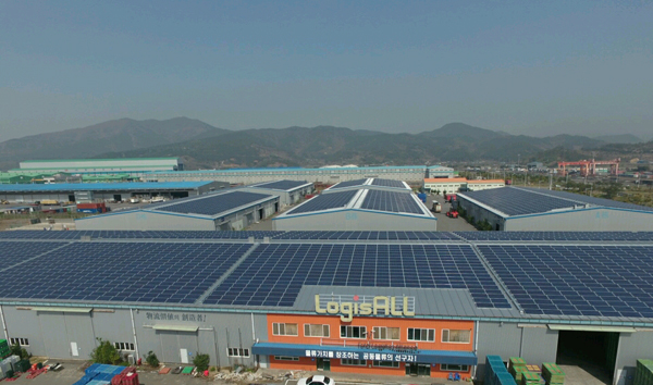 LogisALL started New-Born Energy business over Solar Power Plant